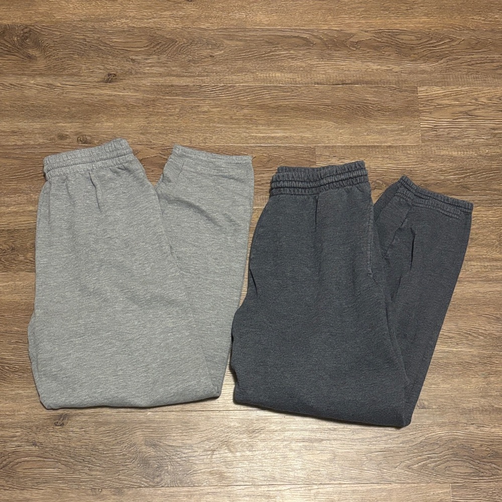 2 pairs of fruit of the loom sweatpants